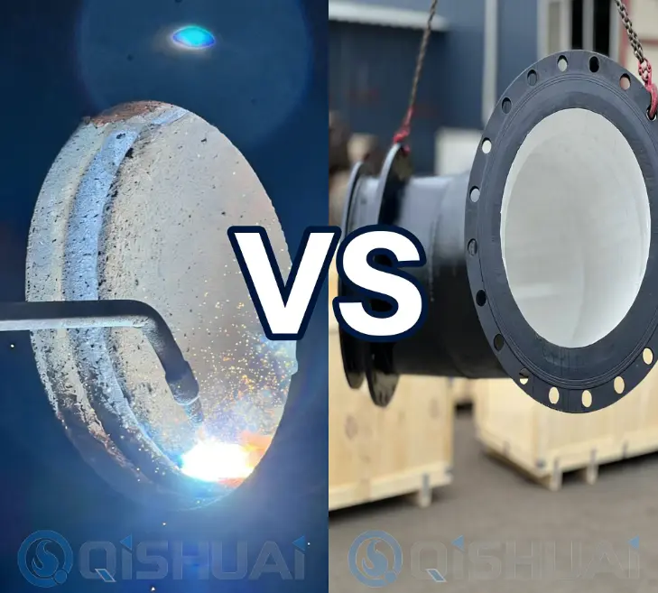 షాన్‌డాంగ్ క్విషుయ్ యొక్క లోతైన విశ్లేషణ: క్రోమియం కార్బైడ్ ఓవర్‌లే పైపులు మరియు అల్యూమినా సిరామిక్ లైన్డ్ పైపుల కోసం ఎంపిక మార్గదర్శి, అన్ని పరిశ్రమల్లోని అధిక రాపిడి పరిస్థితులకు తగినది